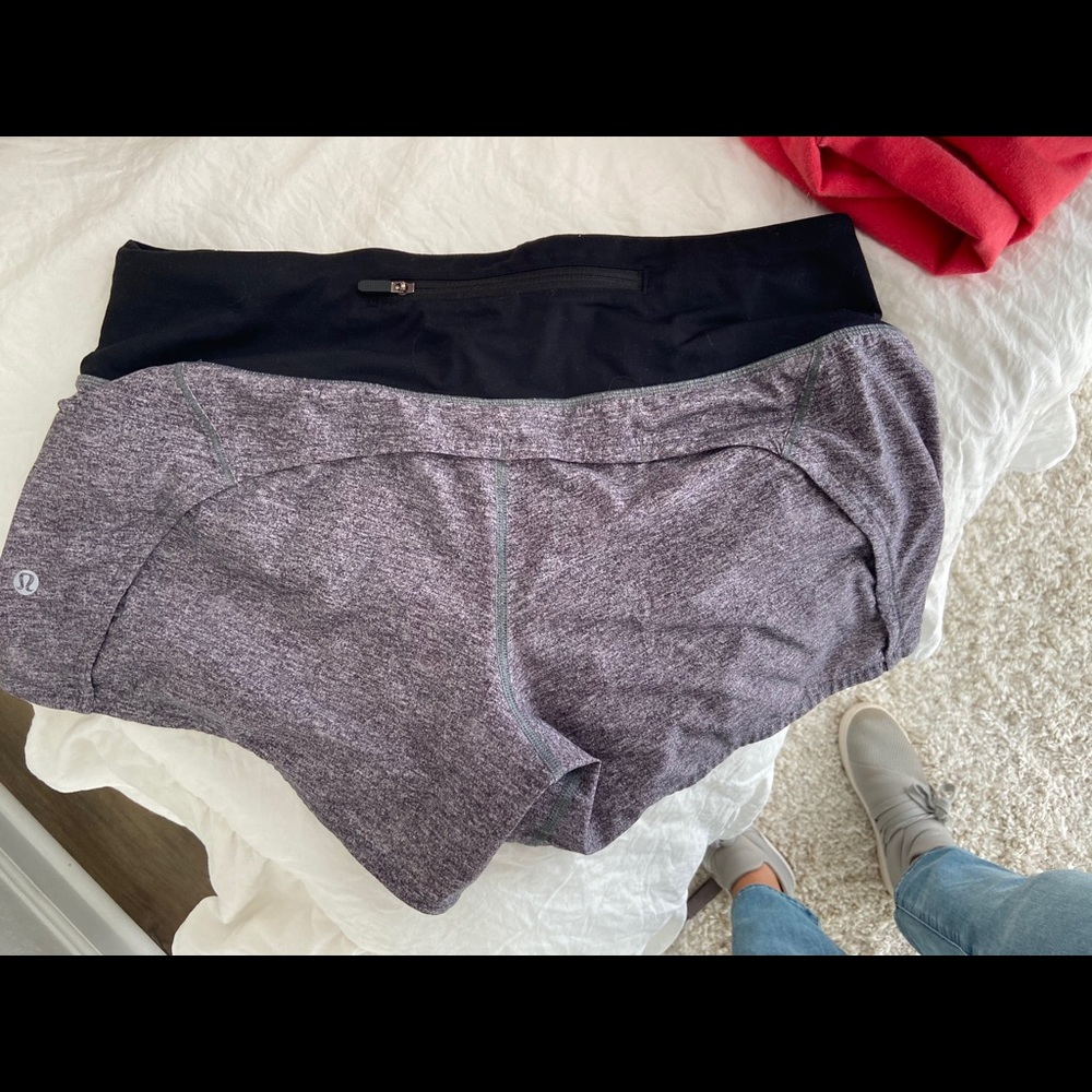 Size 6 LuluLemon Speed Shorts